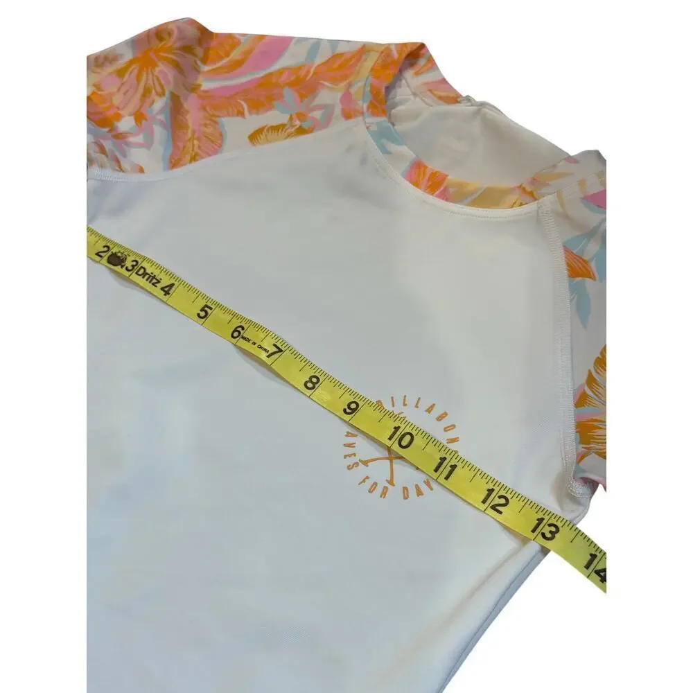 Billabong Youth Long Sleeve Rash Guard Swim  Top size 10